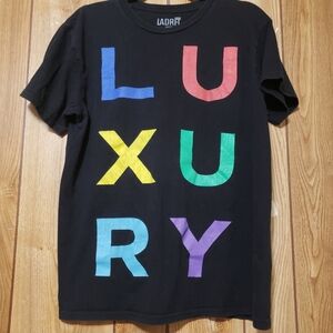 Ladrft Tee Med Black LUXURY Colorful 100% Cotton Natural Fibers.